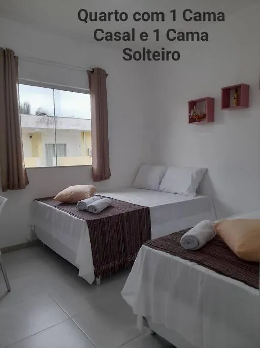 Apto 250Mt Praia Coroa Vermelha 2 Quartos Com Ar Condicionado 포르투세구로 아파트